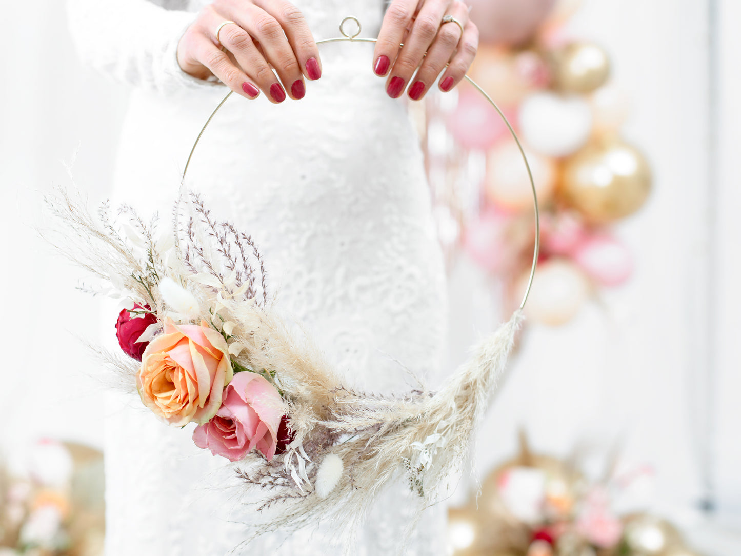 Set 100 Balon Eco Pastel Roz Pudrat - Diametru Aprox. 30 cm