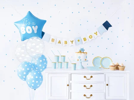 Set 49 buc decorațiuni petrecere - It's A Boy