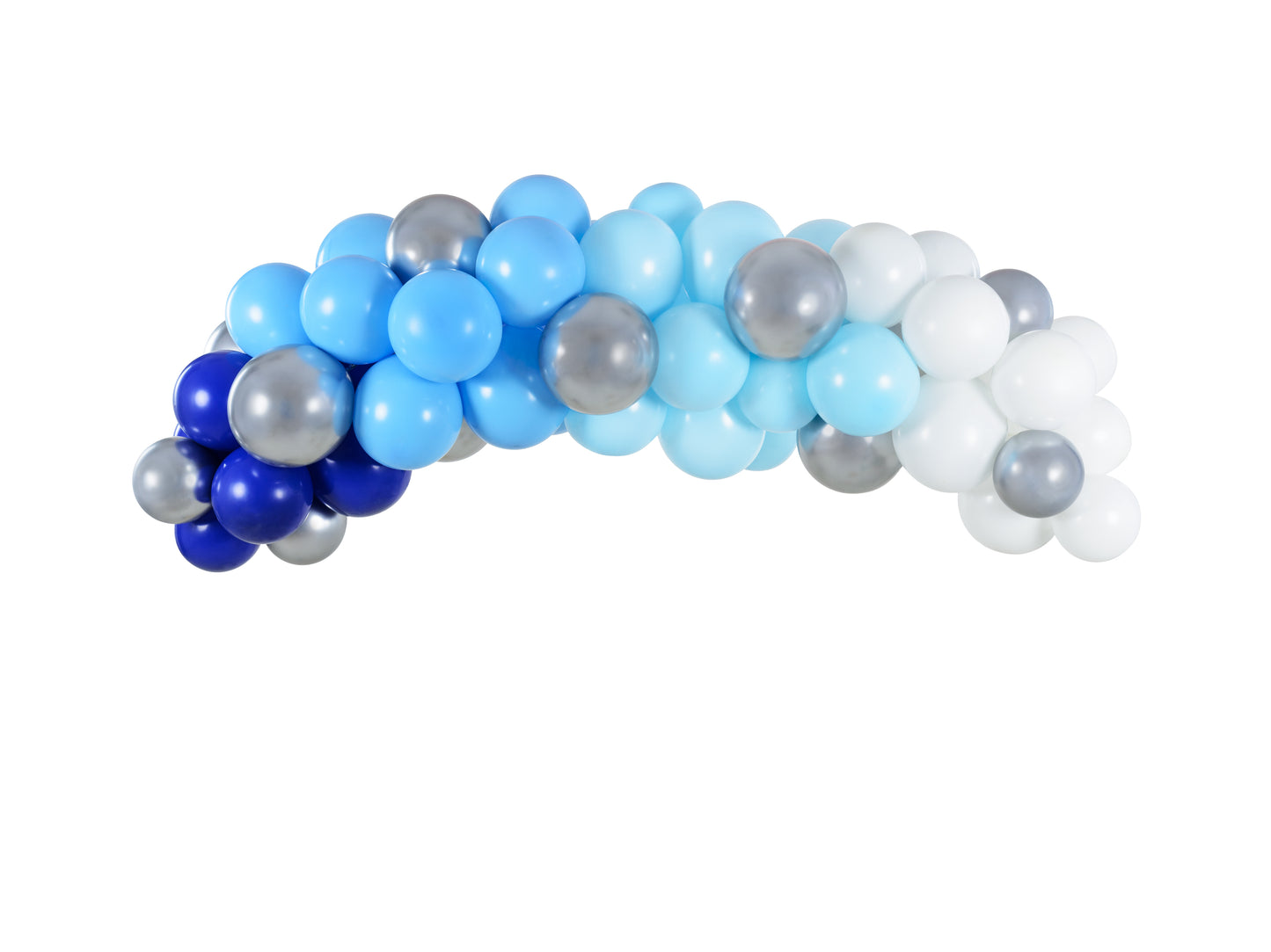 Set 100 Balon Eco Pastel Albastru Pudrat - Diametru Aprox. 30 cm