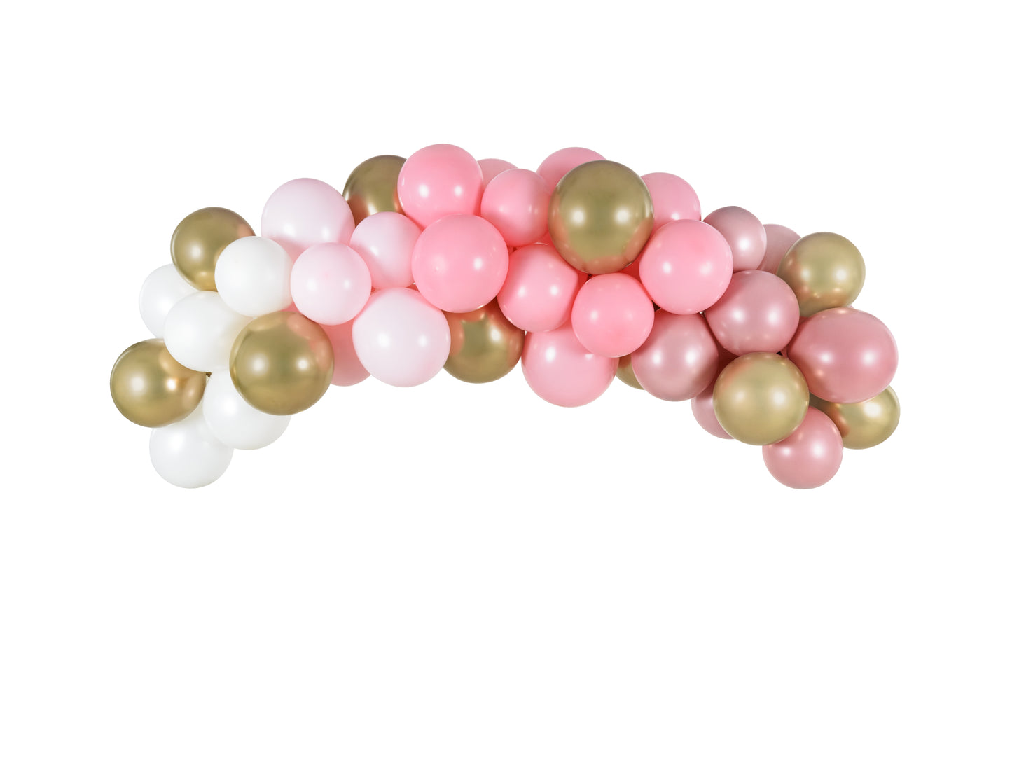 Set 100 Balon Eco Pastel Roz Pudrat - Diametru Aprox. 30 cm