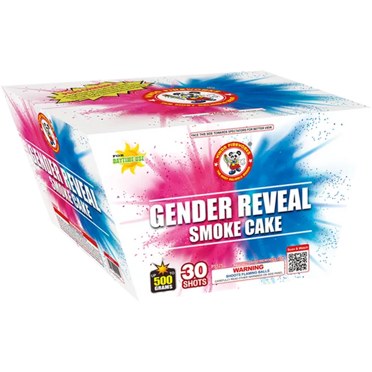 Artificii roz gender reveal - dezvaluirea sexului - baby shower