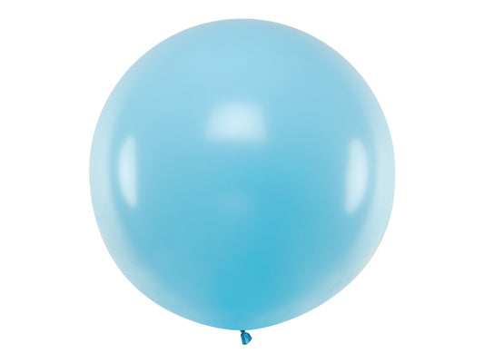 Balon jumbo Albastru Pudrat - 1 M