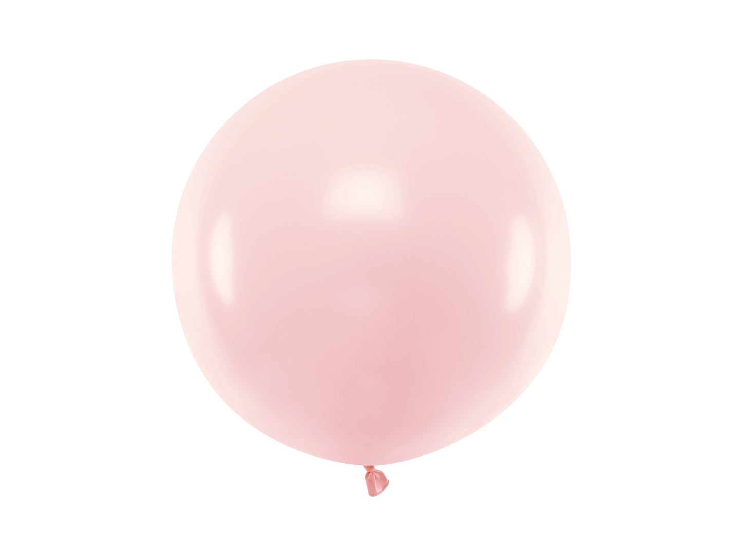 Balon rotund Roz Pastel Pudrat 60 cm