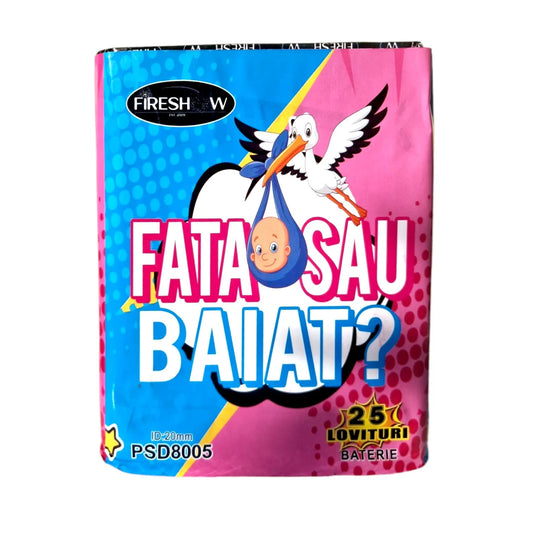 Artificii Roz Gender Reveal