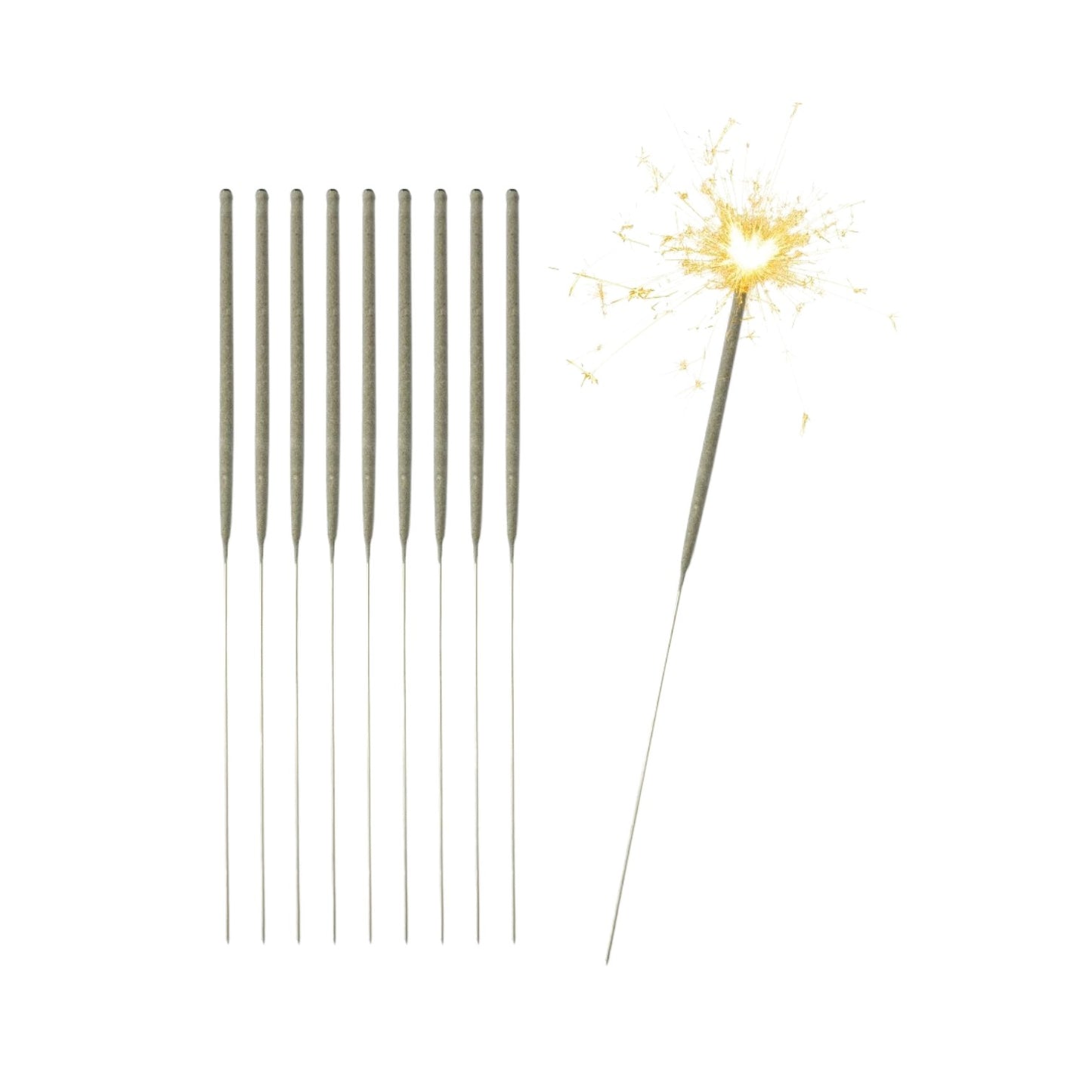 Artificii de mana 29 cm - set 10 buc