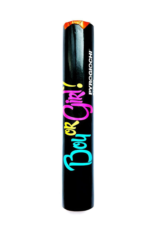 Fumigena albastra Boy or Girl pentru Gender Reveal