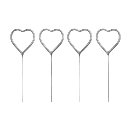Artificii de mana inima - stelute de brad 24*8 cm - set 5 buc